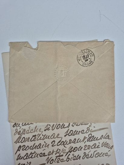 An autograph letter from 