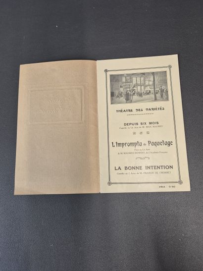 Fonds LOUBET – THEATRE / Ensemble de programmes...