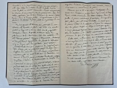 An autograph letter from 
