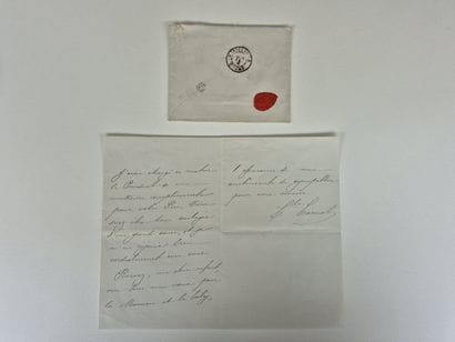 Set of two autograph letters from the President...