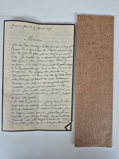 An autograph letter from 