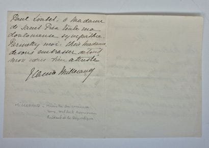 An autograph letter from President 