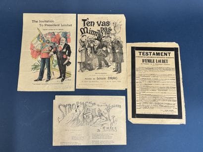 A propaganda brochure on Loubet's trip to...