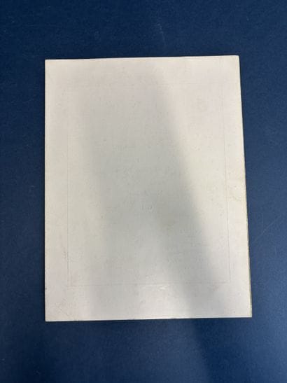 A menu from the 