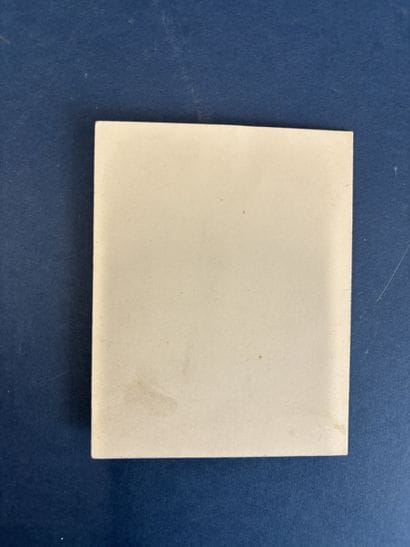 A menu from the 