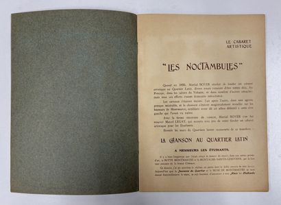 Fonds LOUBET – Cabaret / « Les Noctambules...