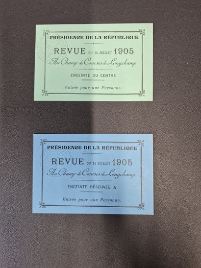 Fonds LOUBET – Longchamp / Suite de 2 cartons...