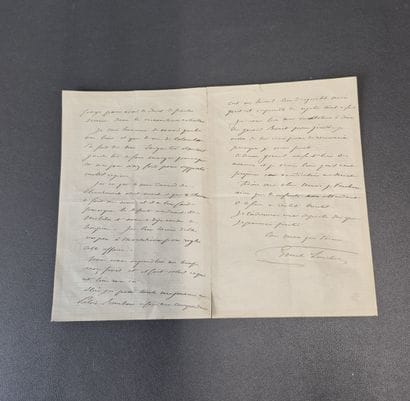 Fonds LOUBET – AUTOGRAPHES / Suite de 3 lettres...
