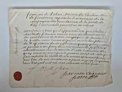 An autograph letter from 