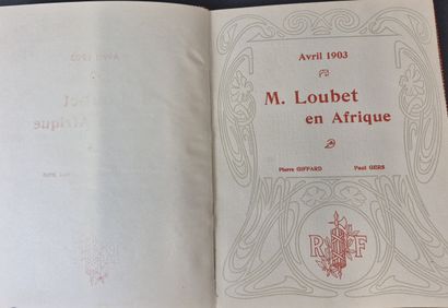 Fonds LOUBET – AFRIQUE / « Loubet en Afrique...