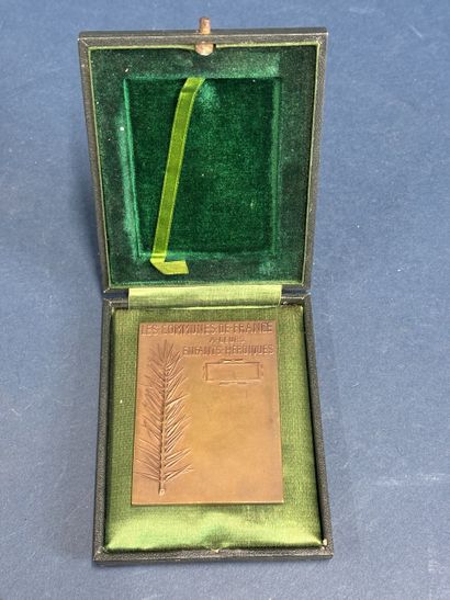 Coffret avec médaille en bronze « aux héros...
