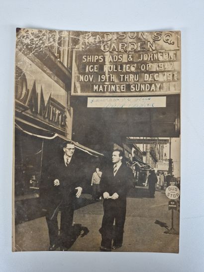 A photo autographed by 