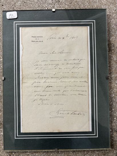 Emile LOUBET (1838-1929, Président de la...