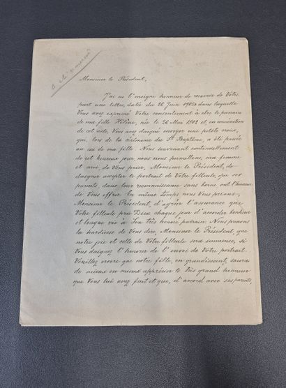 Fonds LOUBET – Russie / Lettre du couple...