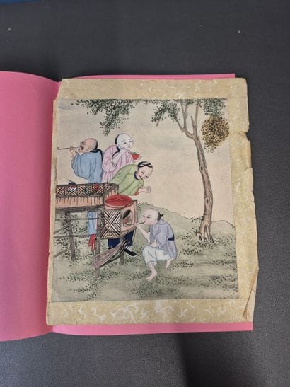 Fonds LOUBET – CHINE / « Les Fumeurs d’opium...