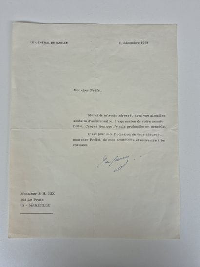 A letter headed 