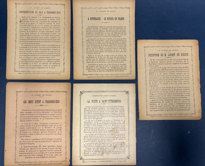 Fonds LOUBET – Voyages présidentiels / Ensemble...