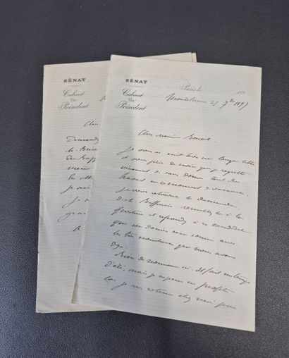 Fonds LOUBET – Autographes / Ensemble de...