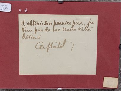 Alfred CORTOT (1877-1962, pianiste et pédagogue)...