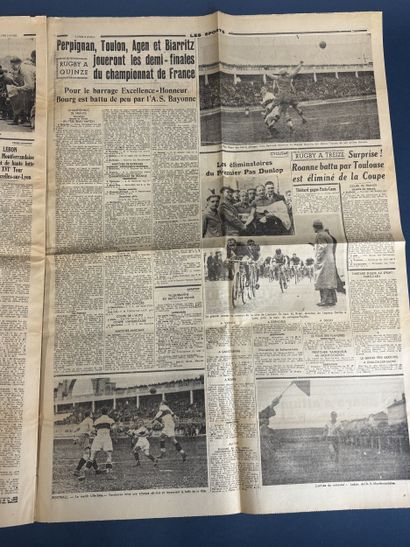 Un journal de Lyon « Le nouvelliste » du...