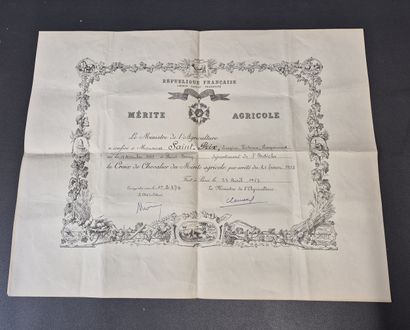Fonds LOUBET – Eugène de SAINT-PRIX (petit-fils...