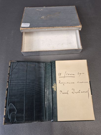 Fonds LOUBET – Paul DESCHANEL / Carnet de...