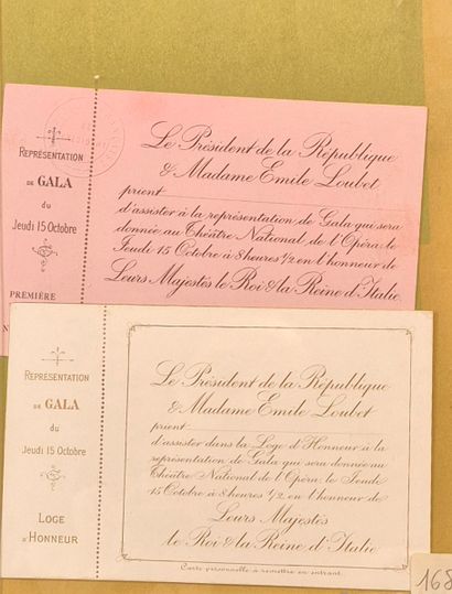 Fonds LOUBET – Italie / Suite de 2 cartons...