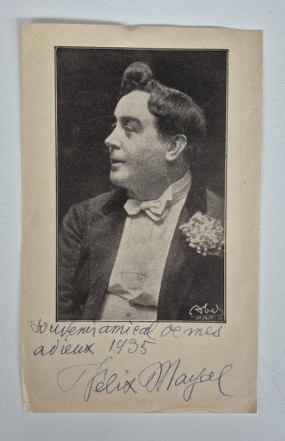 A signed photo of 