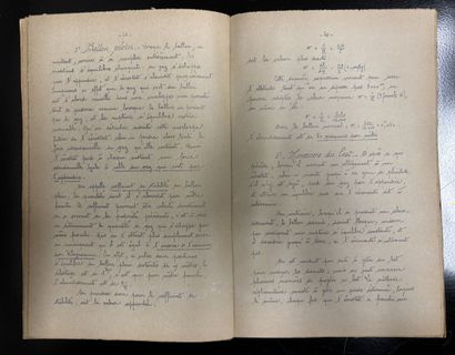 Fonds LOUBET – Aérostation / « Conférence...