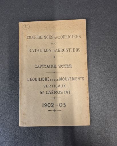 Fonds LOUBET – Aérostation / « Conférence...