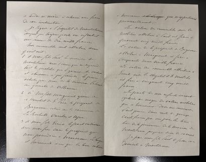 Fonds LOUBET – Autographe / Dispositions...