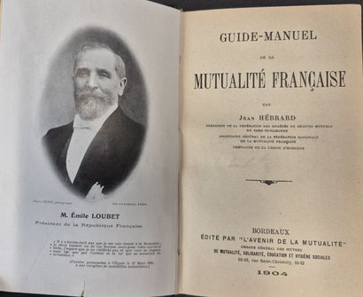Fonds LOUBET – Mutualité 
1°) Diplôme commémoratif...