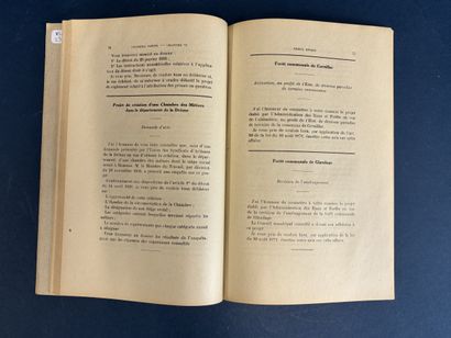 Un fascicule du conseil général de la Drôme,...