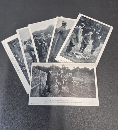 Fonds LOUBET- Chasse / Suite de 6 cartes...