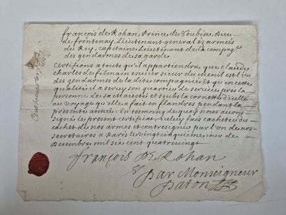 An autograph letter from 