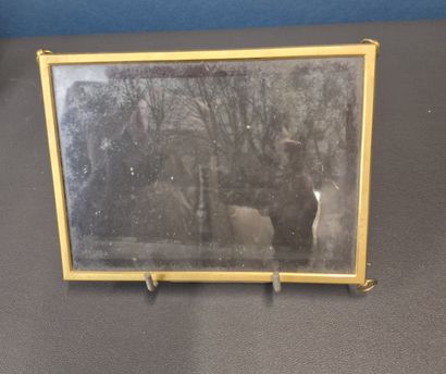 Fonds LOUBET – Plaque photo en verre / «...