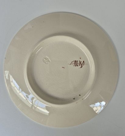 Assiette à l’effigie d’Emile LOUBET.