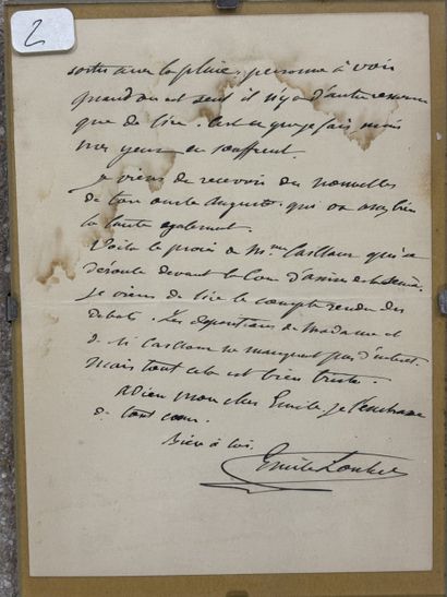 Emile LOUBET (1838-1929, Président de la...