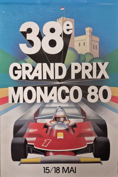 Poster for the 38th Monaco Grand Prix, May...