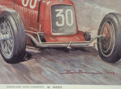 Poster for the historic Monaco Grand Prix,...