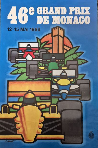 Poster for the 46th Monaco Grand Prix, May...