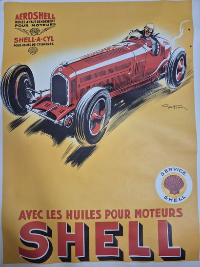 After Géo HAM (1900-1972)
Shell motor oil...