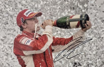 Autograph of Kimi Räikkönen, Ferrari world...