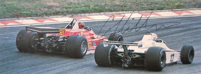Autographed by Gilles Villeneuve
Cardboard
Dimensions:...