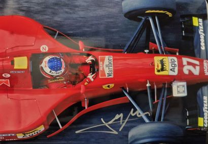 Autograph of Jean Alesi
Photo paper 
Dimensions:...