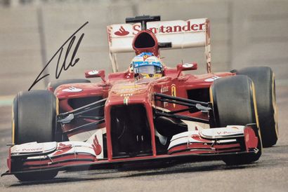 Autograph of Fernando Alonso, world champion
Photo...
