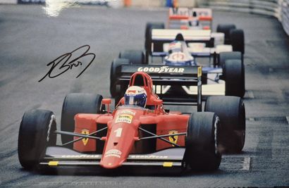 Autograph of Alain Prost, world champion
Photo...