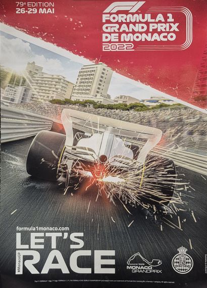 Monaco Grand Prix poster, May 26-29, 2022
Printed...