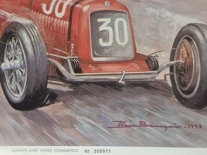 Poster for the historic Monaco Grand Prix,...