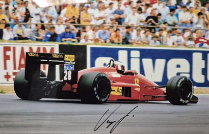 Autograph of Gerhard Berger
Photo paper 
Dimensions:...